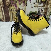 Яскраві жовті черевики. Розмір 37.