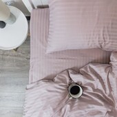 постельный комплект страйп сатин 1.5 Турция