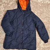 Тепла зимова куртка на хутрі, 140-146 розмір!
