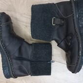 Rieker зимові сапожки натуральна шкіра 37 розмір устілка-24