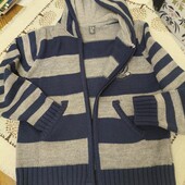 Теплий дитячий джемпер на змійці