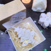 Святкова ароматизована натуральна свічка