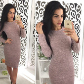 Платье миди ангора софт в размерах! Два на выбор читайте описание!