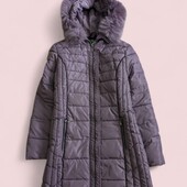 Зимнее теплое пальто-пуховик с натуральным мехом в идеале!❣️