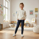 Штани утепленні для дівчинки з карманами