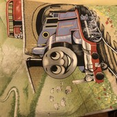 Підковдра Паравозик, підодіяльник на кнопках, пододеяльник, 200*130, 100% хлопок, в ідеалі