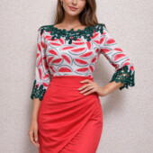 Неймовірна сукня з кавунами