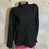 Флисовая кофта на молнии размер м/л