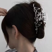 Металлическая заколка краб для волос