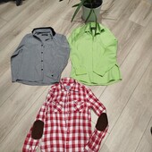 Дуже багато лотів, обирайте, економте на доставці Лот рубашек на 140-152р