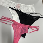 718. Стрінги мереживні 3шт 2XL