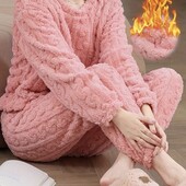 Тепла жіноча піжама S/M для холодних вечорів, 3 кольори на вибір