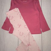 Костюм Primark (реглан в рубчик + лосіни), 9-12М / 80см