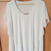 Нарядна блуза на пишні форми . ПОГ:55 см