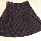 Симпатична вельветова спідниця у горох H&M