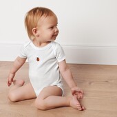 ♕ Боді з коротким рукавом з органічної бавовни Tchibo (Німеччина), розмір 50-56