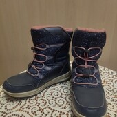 Зимні якісні черевики Geox 34р, устілка 22 см+ подарунки