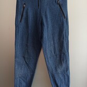 Штаны теплые с начёсом 8-9 лет