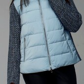 Зимняя теплая стёганая со вставками утеплитель биопух