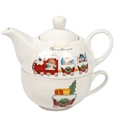 Набор - чашка керамическая 220 мл с заварником