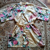 Халатик, атлас, ширина 68 см