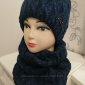 Комплект на флісі з помпоном і без помпона! р 54-60 6 кольорів! Якість преміум класу!