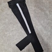 Розпродаж!Чудові лосіни з шкіряними вставками. Якість супер
