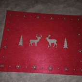 Серветка святкова, під гаряче або тарілки