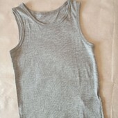 Майка для хлопчика Primark 6-7, 9-10 сірого кольору. 6762