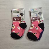 Лупілу! Трикотажні високі шкарпетки для дівчинки 19-22 розмір, в лоті 4 пари! Лот 30