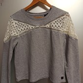 Свитшот трикотаж двунитка с ажуром.