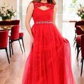 Святкова, вечірня сукня.
Колір червоний, заміри на останньому фото.