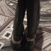 Шкіряні зимові сапожки,на овчині