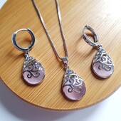 Набор серебряных украшений серебро 925