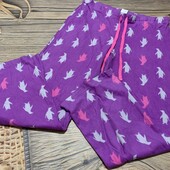 Флисовые пижамные штаны размер м, состояние хорошее