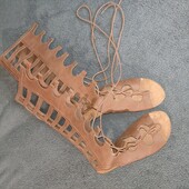 Нові гладіатори до коліна, на молнії New look, uk5/ 38p