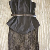 Сукня трендова шоколадна коричнева