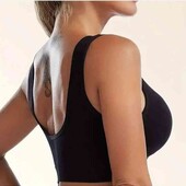 Безшовний бюстгальтер Ahh Bra чорний, розмір M, XL