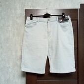 Новые брендовые коттоновые стрейчевые джинсовые шорты р.16.
