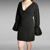 Легка літня сукня з пишним рукавами