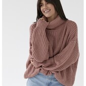 Трендовий светр оверсайз обʼємної вʼязки від River Island, розмір S. Фото 1 приклад.