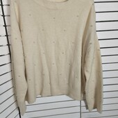 H&m, L світлий джемпер з пухнастої пряжі