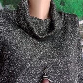 Эффектная нарядная блуза-туника для пышненьких модниц.Новая!