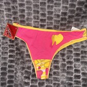 Труси-стрінги з нашивкою Nicoletta, рожеві S