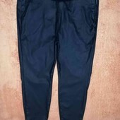 Брюки-стрейч под экокожу батал р 56-60