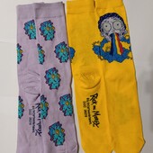 2 пари! Набір! Шкарпетки Rick and Morty Розміри: 35/38, 39/42
