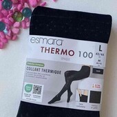 Термо колготы на флисе  Esmara S
