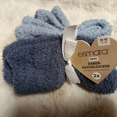 10156..Лот 2 пари.Теплі дуже м'які носки Esmara 35/38