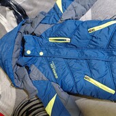 Зимова тепла куртка хлопчик 116-122р зима пуховик
