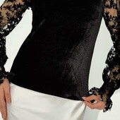 Блузка велюрова